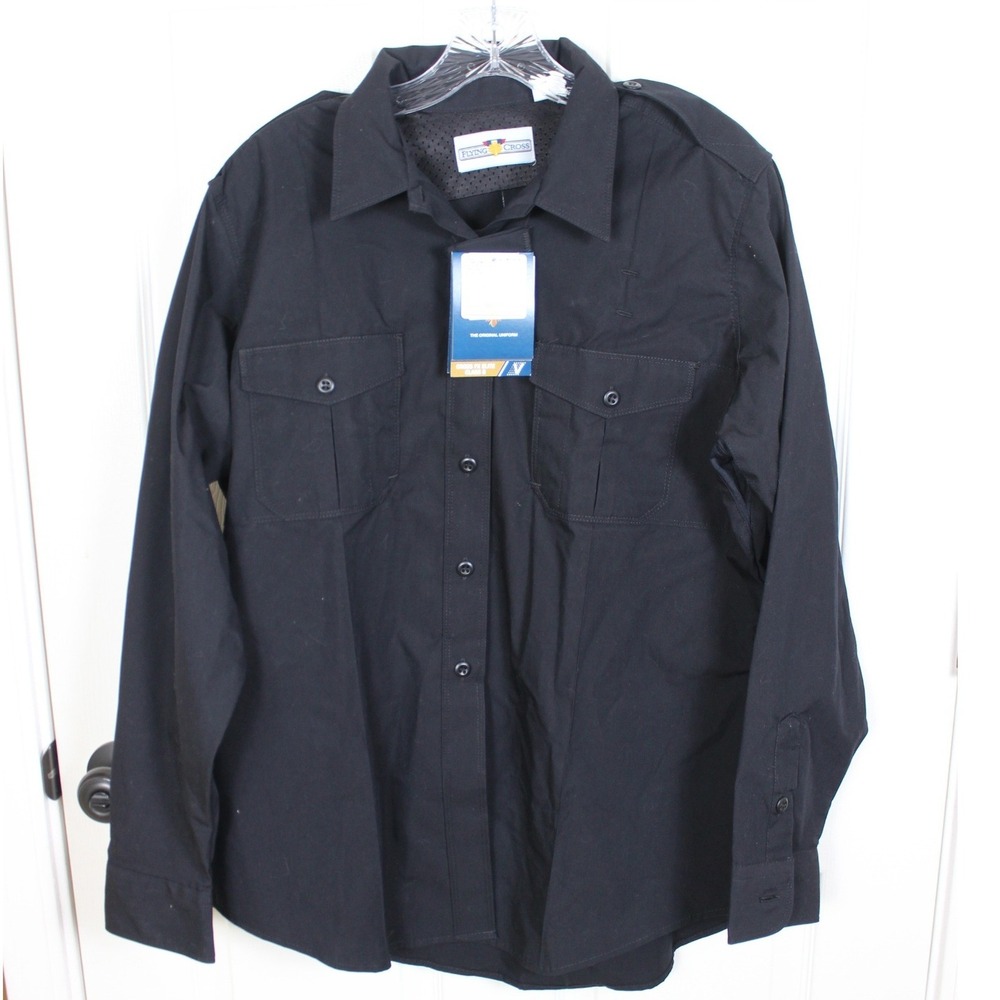 Flying Cross FX Elite Class B Women Uniform Shirt 44 Long LAPD Navy FX6120W NWT